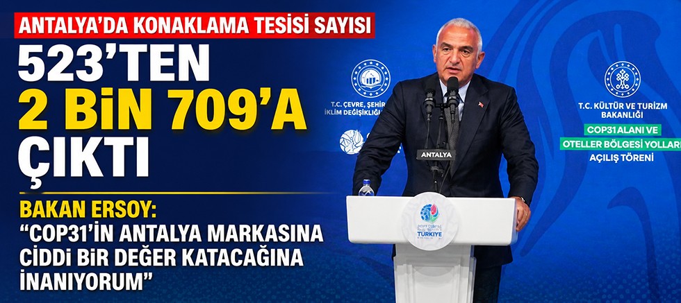 Türk turizminin kalbi Antalya'da 19,2 milyar liralık kültür ve turizm yatırımı