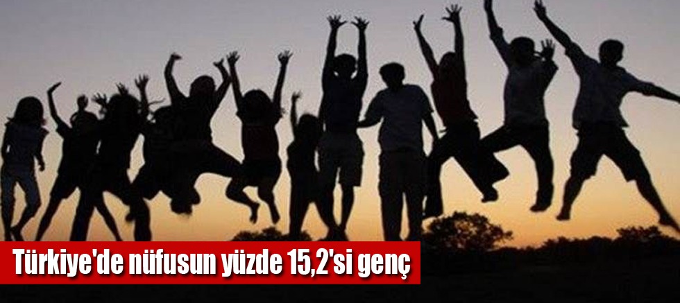 Türkiye'de nüfusun yüzde 15,2'si genç