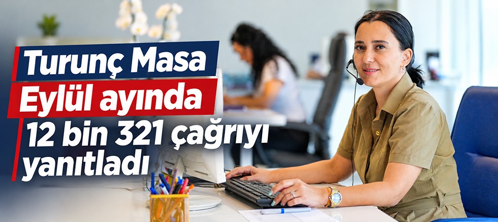 Turunç Masa eylül ayında 12 bin 321 çağrıyı yanıtladı