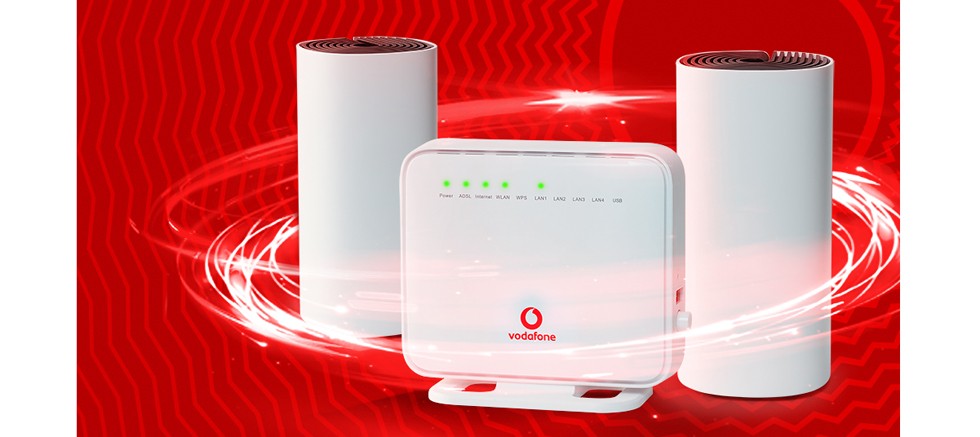 Vodafone Evde Plus* ile evin her köşesinde daha güçlü ve kesintisiz internet keyfi