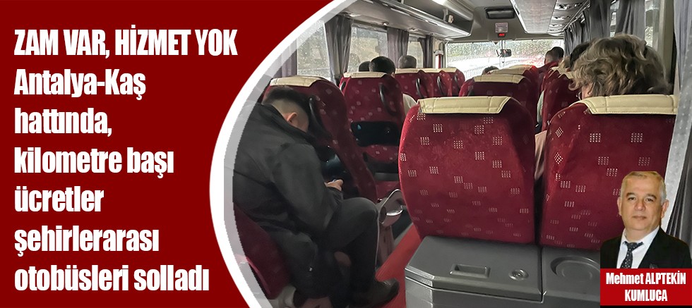 Zam var, hizmet yok!